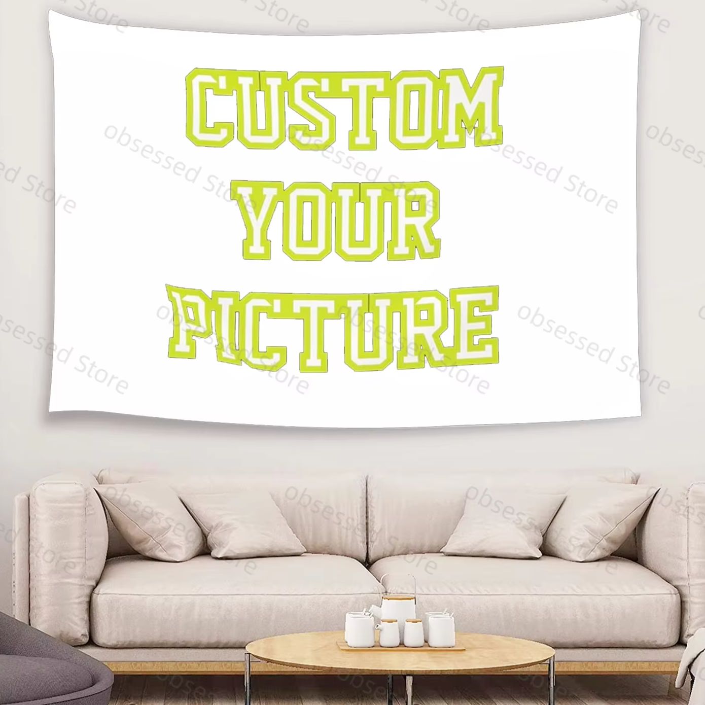 Pencetakan Tapestry Kustom unt - Home Textiles & Decorations ulasan dan harga