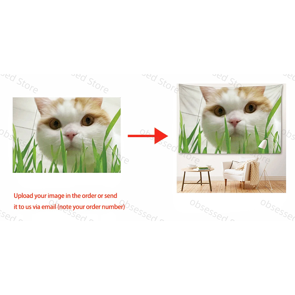 Pencetakan Tapestry Kustom unt - Home Textiles & Decorations ulasan dan harga