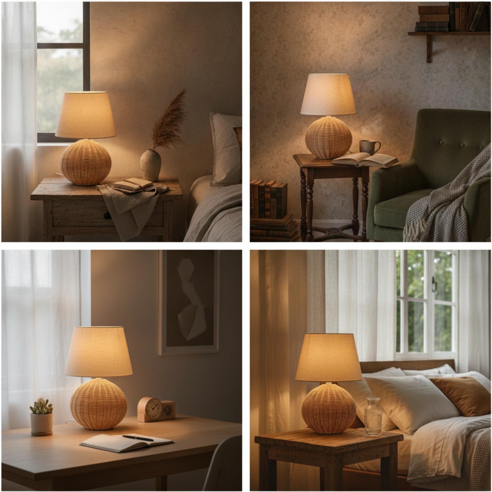 Lampu Meja Samping Tempat Tidu - Home Textile ulasan dan harga
