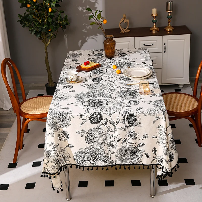 Taplak Meja Bermotif Bunga, Ba - Home Textiles Sale ulasan dan harga