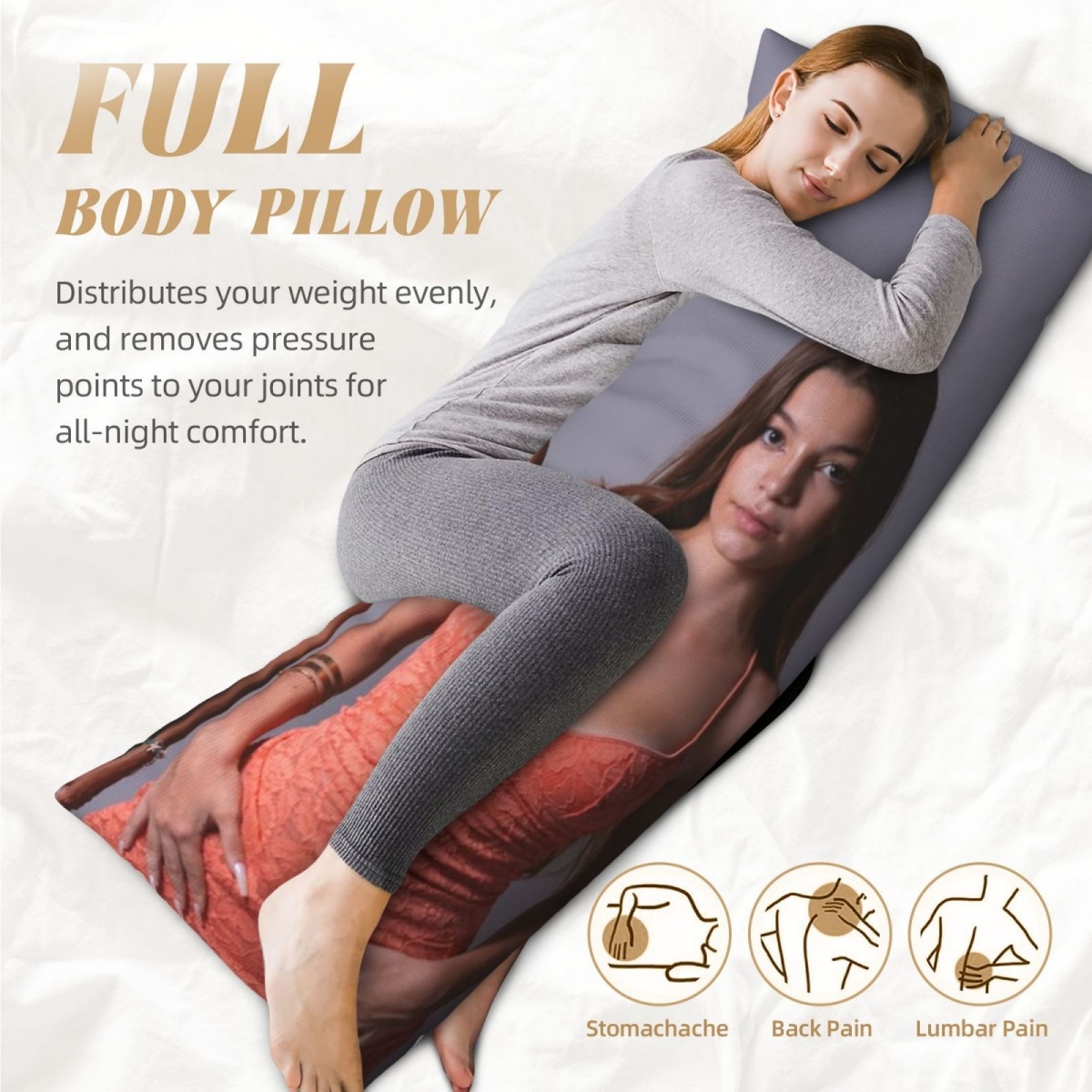1 Sarung Bantal Foto Kustom –  - Home Textiles & Decorations ulasan dan harga