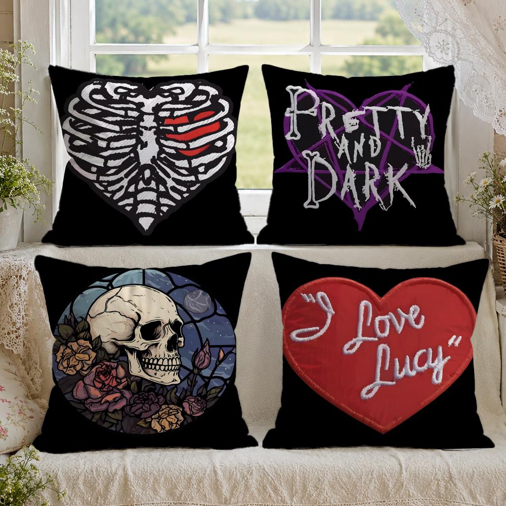Sarung Bantal Cetak Hati Tengk - Home Textiles Premium ulasan dan harga